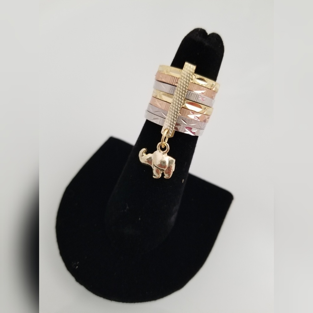 Pendent Tri-Color Ring